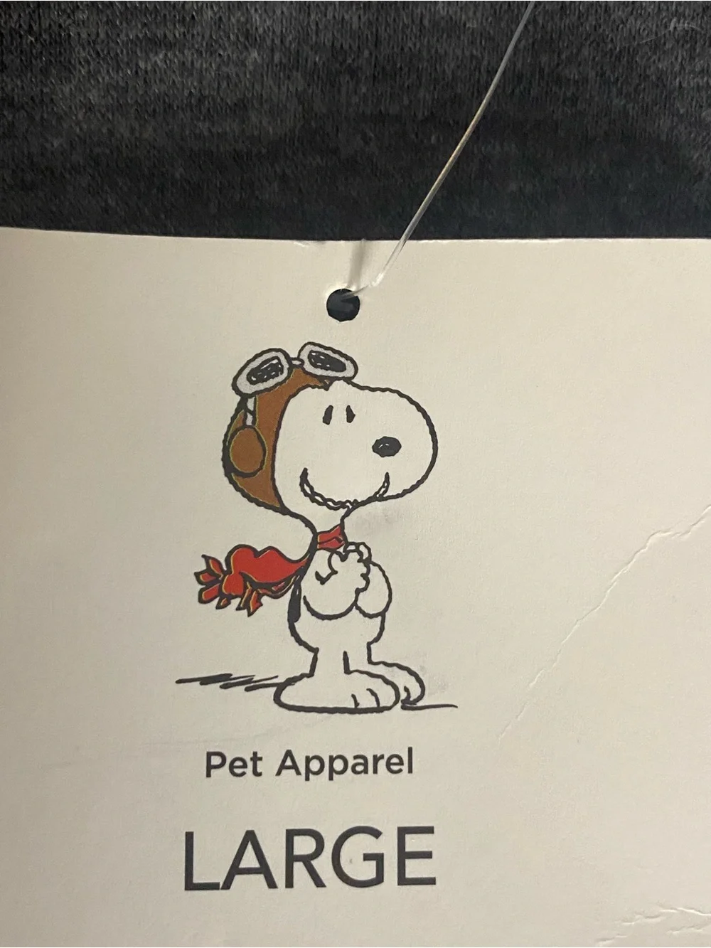 Dogs Pet Apparel Coat Peanuts Snoopy & Woodstock Pet Hoodie Size L